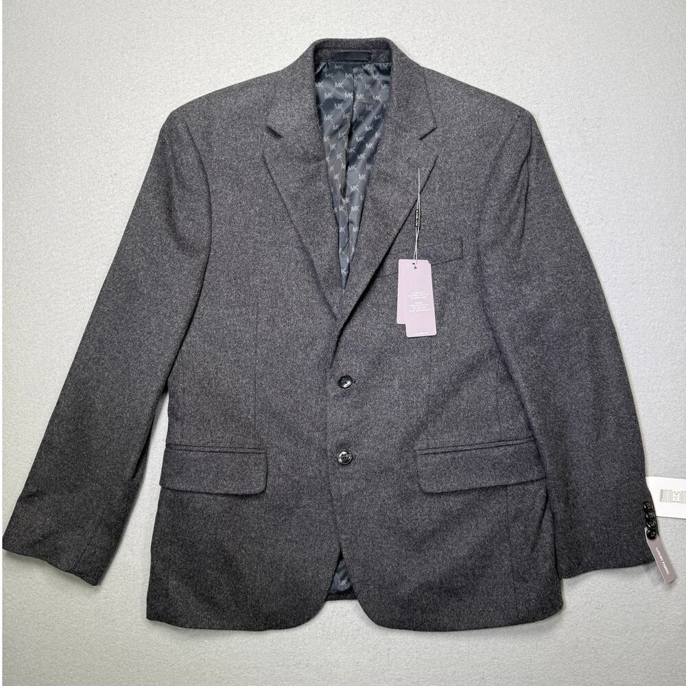 Michael Kors Men's Wool/Cashmere Lux Classic-Fit Sport Coat Charcoal 38S $395